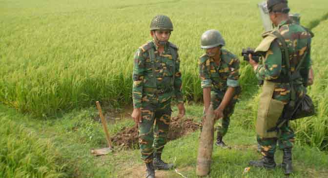 কুড়িপাইকায় মুক্তিযুদ্ধের আর্টিলারি শেল ধ্বংস কুড়িপাইকায় মুক্তিযুদ্ধের আর্টিলারি শেল ধ্বংস