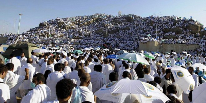 আরাফাত ময়দান মুখর লাব্বাইক ধ্বনিতে