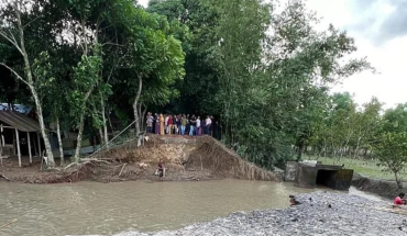 আখাউড়ায় পানি কমেছে, বন্যা পরিস্থিতির উন্নতি