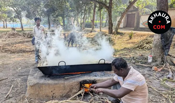 ব্রাহ্মণবাড়িয়ার বিজয়নগর উপজেলায়ঐতিহ্যবাহী ‘লালি’ তৈরি হয় আখের রস থেকে,