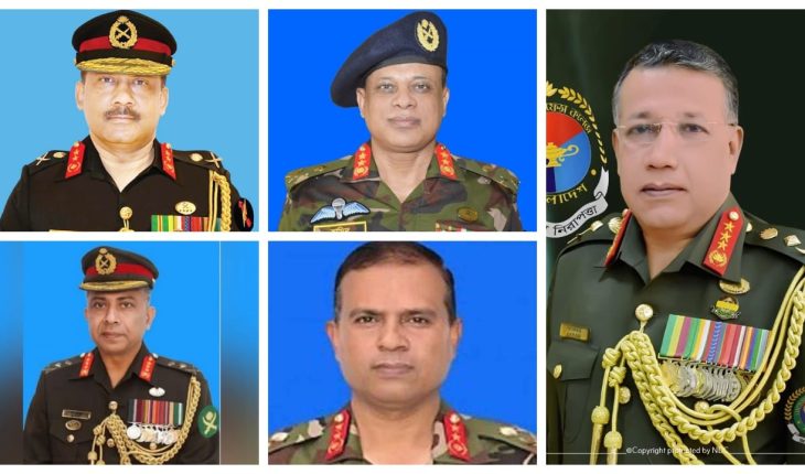 ডিজিএফআইয়ের সাবেক ৫ ডিজির বিরুদ্ধে গ্রেপ্তারি পরোয়ানা