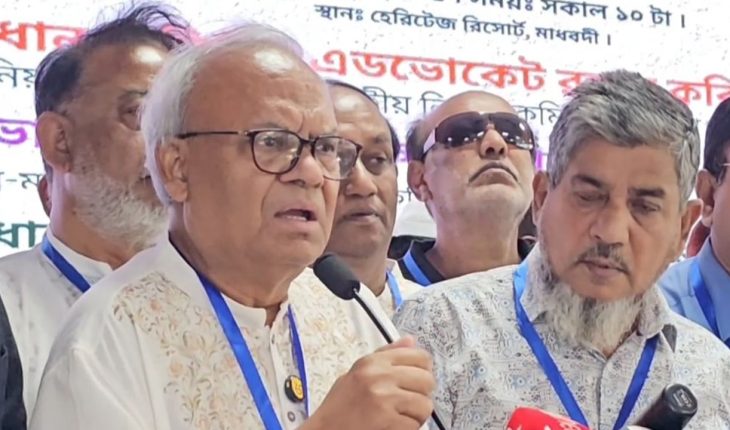 ফ্যাসিস্ট শেখ হাসিনা গণতন্ত্রকে গোরস্তানে পাঠিয়েছে, অ্যাডভোকেট রুহুল কবির রিজভী