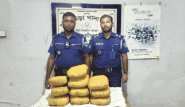 আখাউড়ায় গাঁজাসহ টয়োটা  উদ্ধার, পুলিশের উপস্থিতিতে পালালেন যুবক