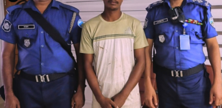 আখাউড়ায় ফুটপাত দখল, যুবক কারাগারে